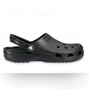 NWOT Crocs Classic Black Y5 W7